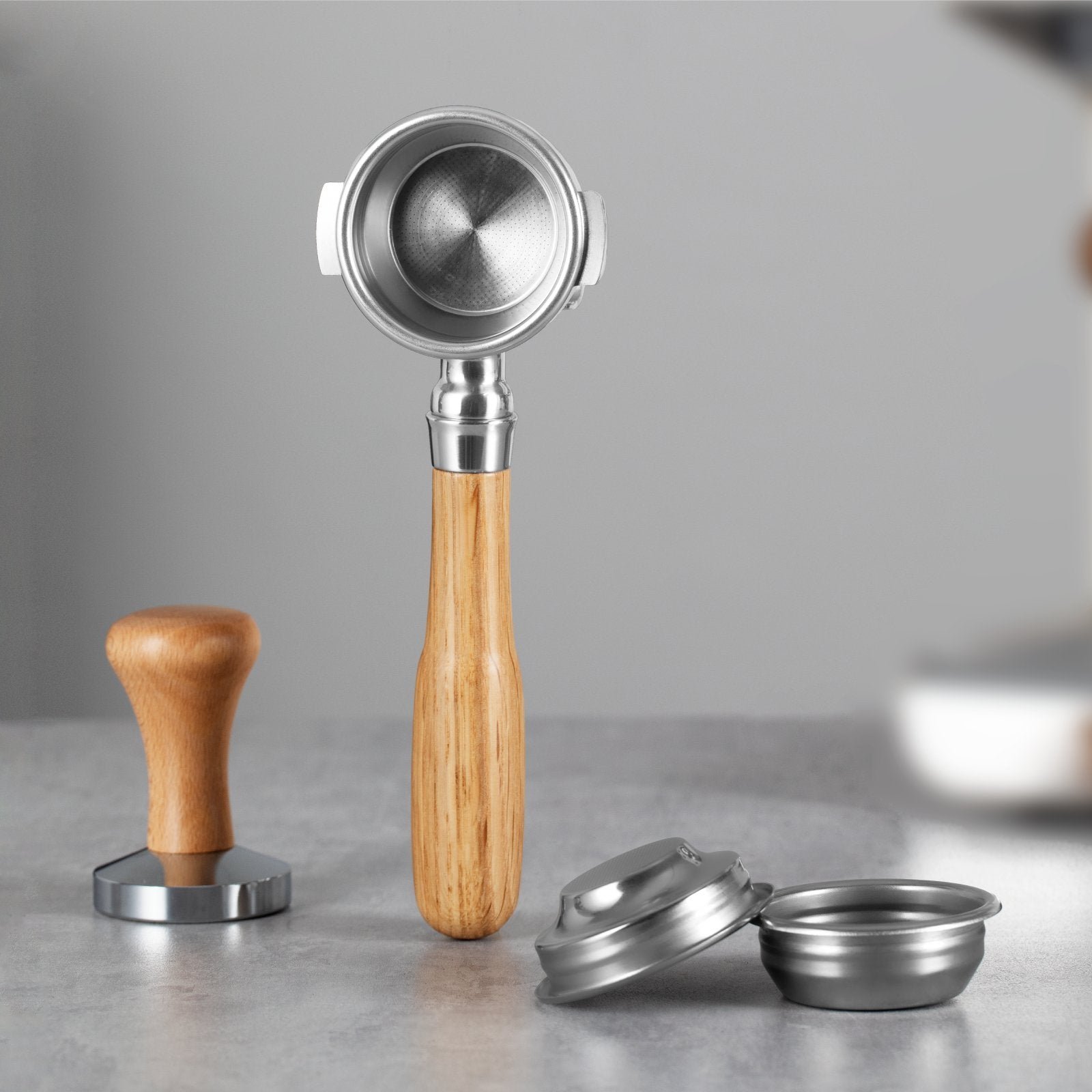 58mm Bottomless Portafilter, 2 Ears with Double Cup Filter Basket - Image 10