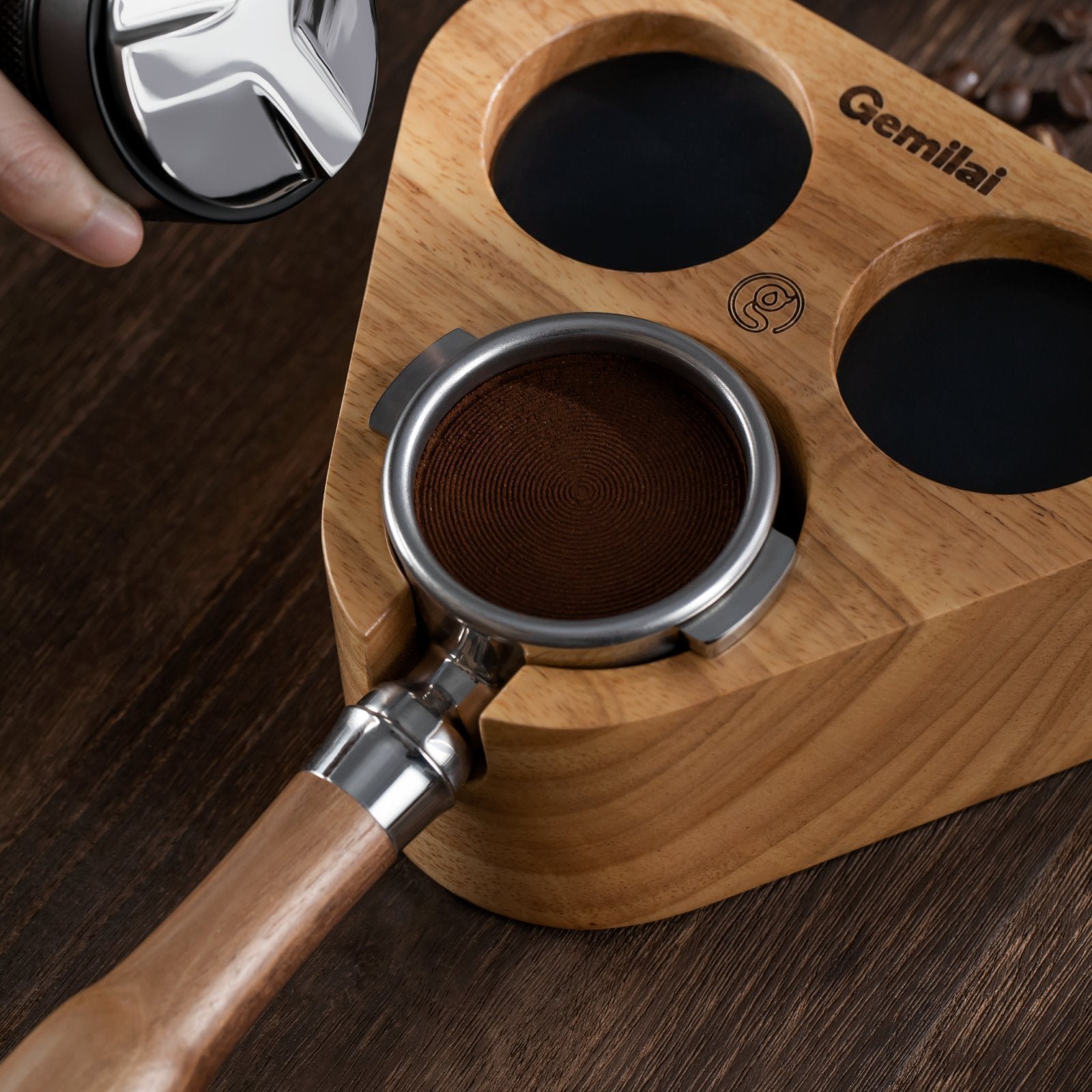 58mm Bottomless Portafilter, 2 Ears with Double Cup Filter Basket - Image 12