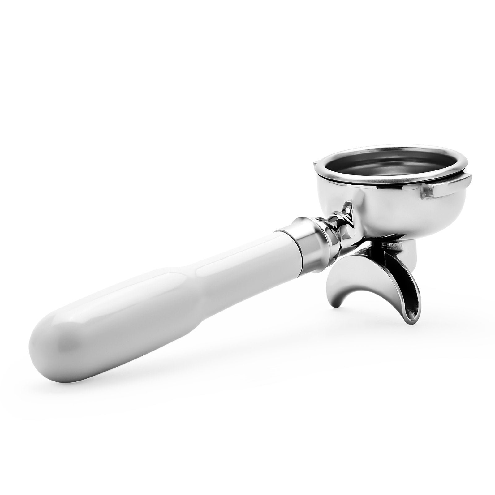 58mm Double Spouts Portafilter, 2 Ears with Double Cup Filter Basket - Image 2