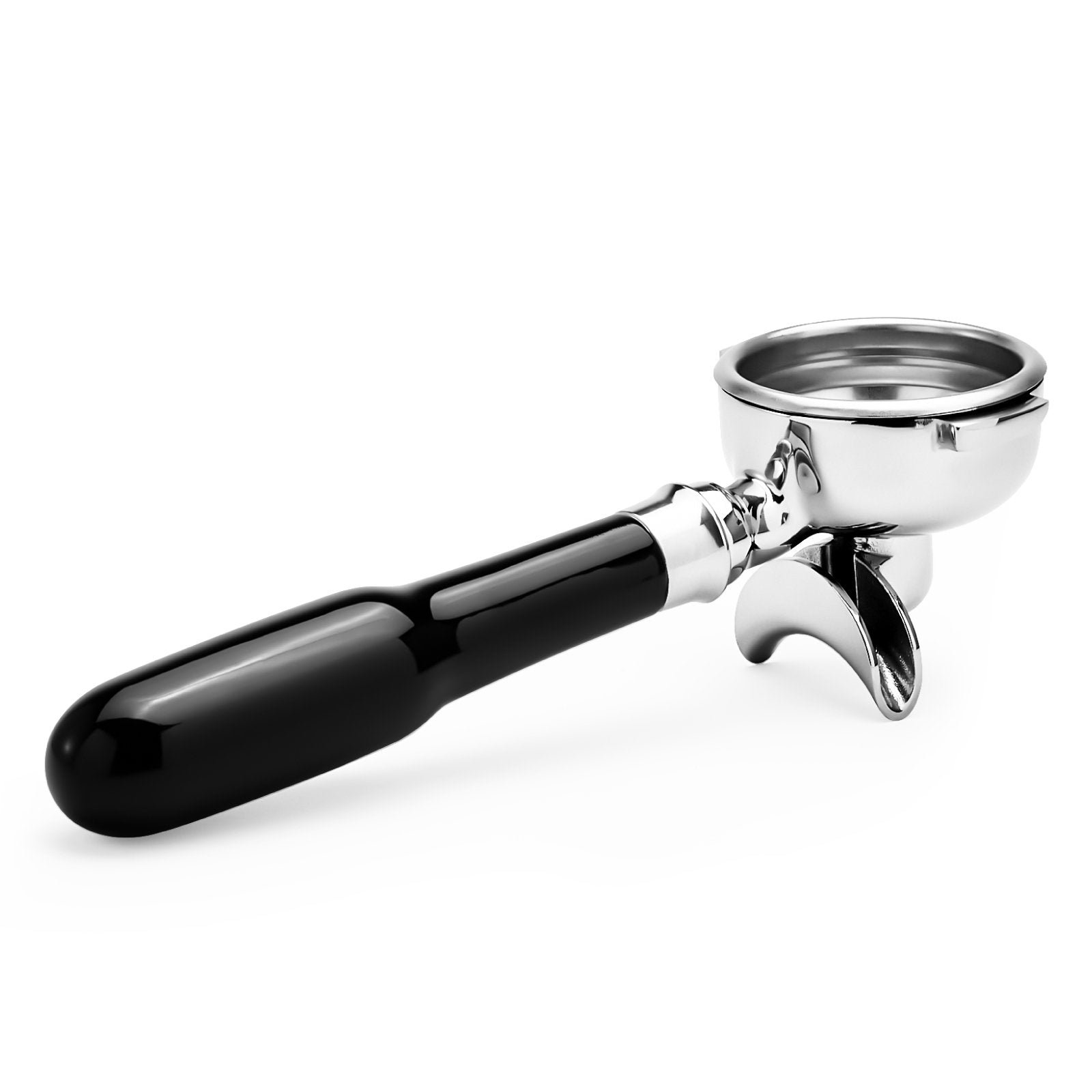 58mm Double Spouts Portafilter, 2 Ears with Double Cup Filter Basket