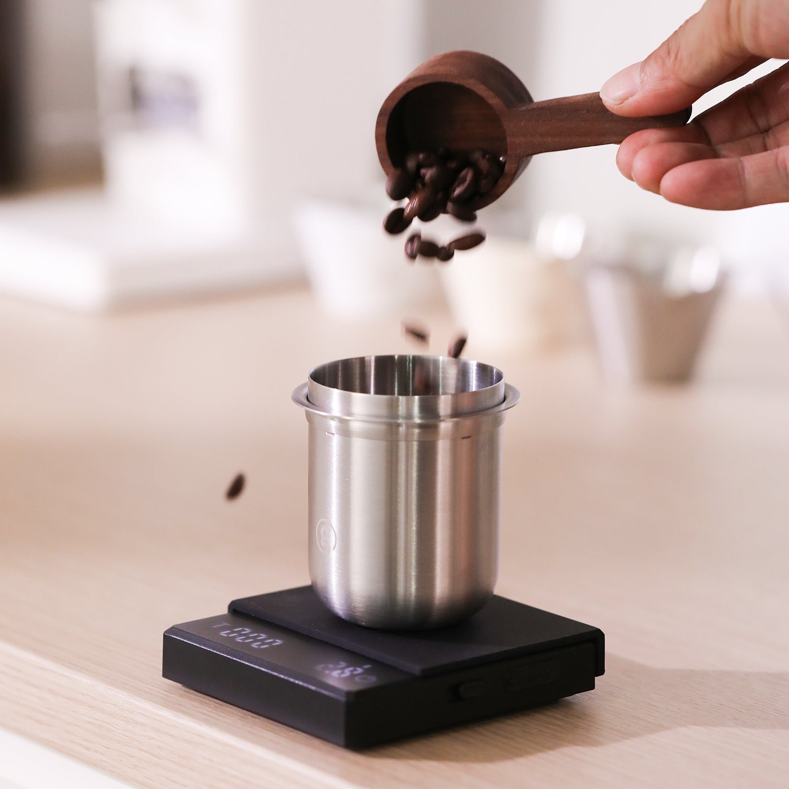 58mm Stainless Steel Dosing Cup for G9010B Coffee Grinder - Image 2