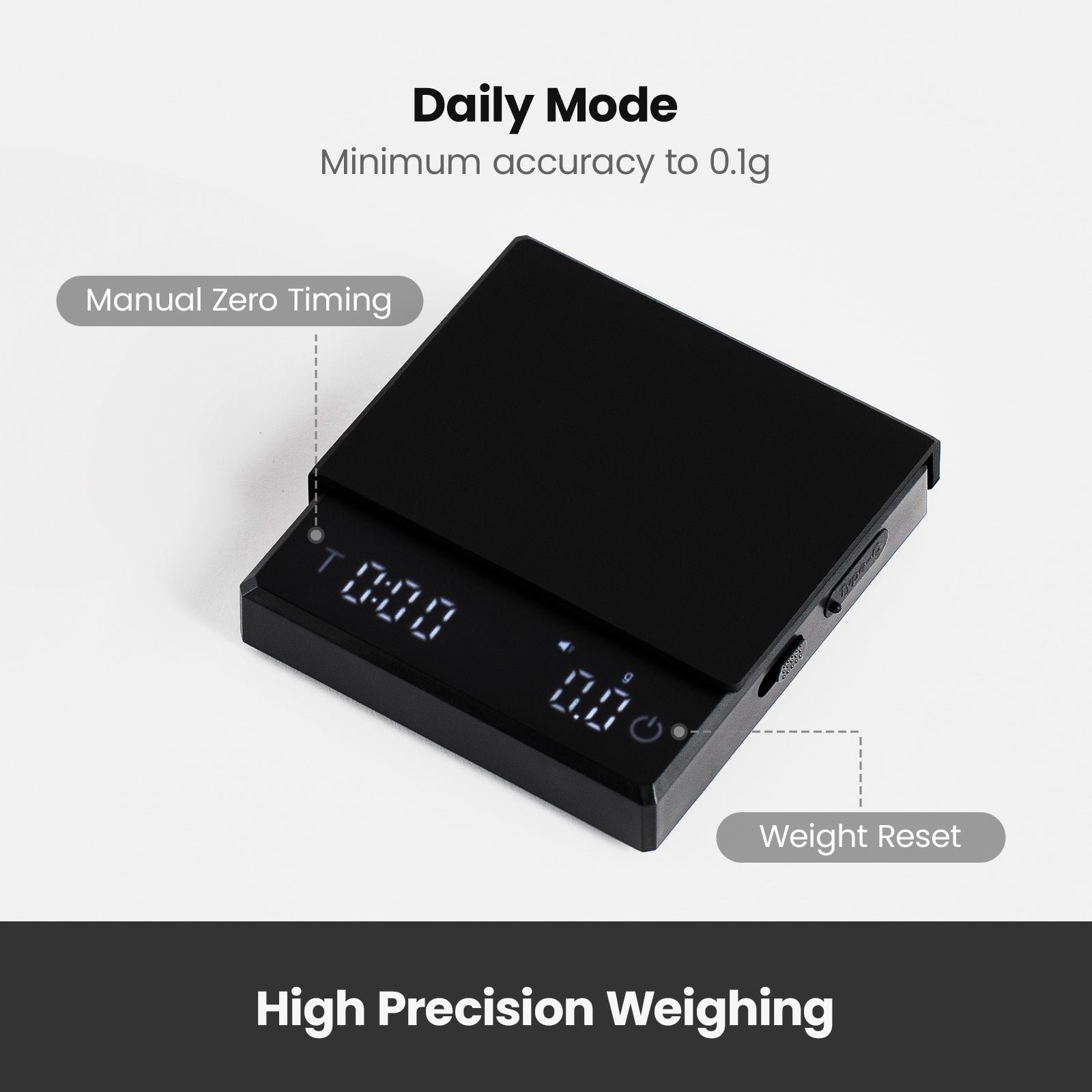 Coffee Scale with Timer, Espresso Scale with Auto Tare - Image 3