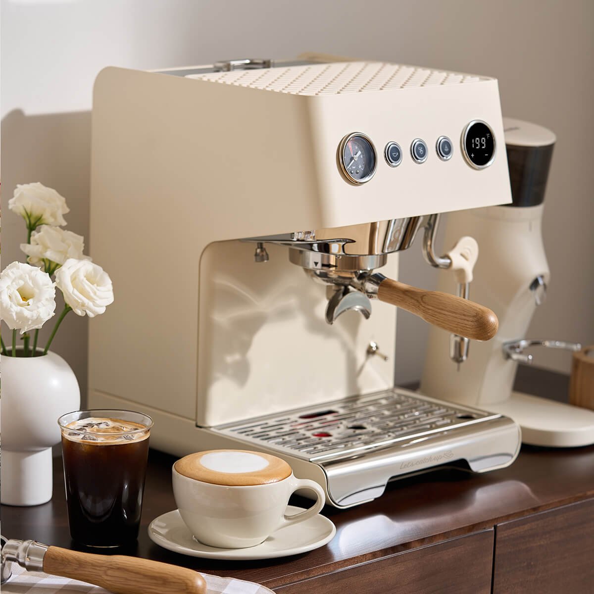 Ele G3028A Espresso Machine with G9010B Coffee Grinder - Image 4